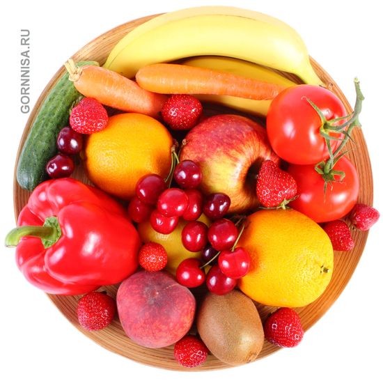 Пять фруктов/овощей в дневном рационе - https://gornnisa.ru/
