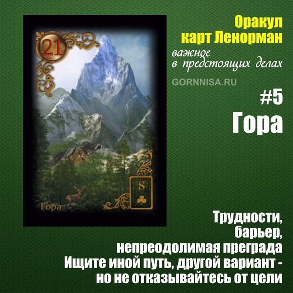 Карта #5 - Гора - https://gornnisa.ru