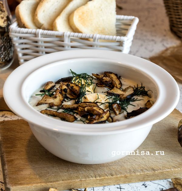 Сырный суп  с грибами. Просто и вкусно  https://gornnisa.ru/