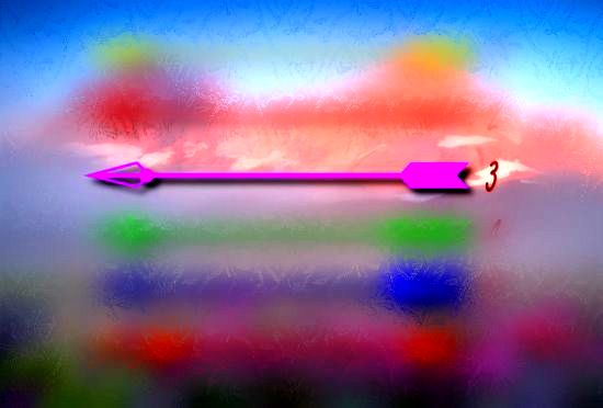 Тест - Выбранная стрела покажет Ваши подсознательные цели Фиолетовая стрела