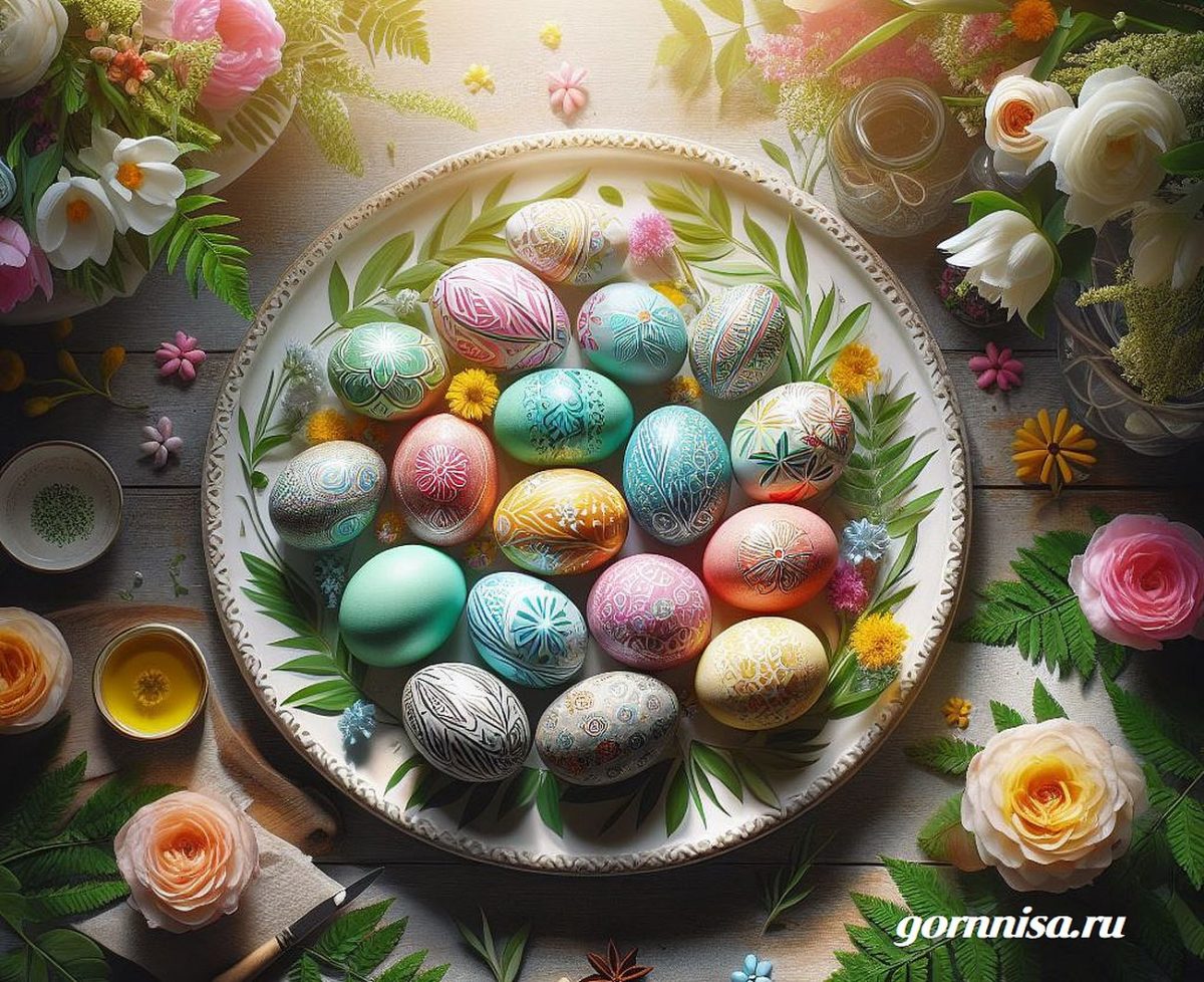 Натуральные красители для Пасхальных яиц