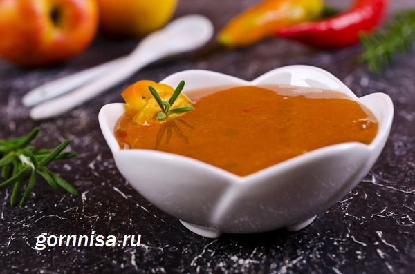Острый яблочный соус для мяса и птицы в мультиварке https://gornnisa.ru