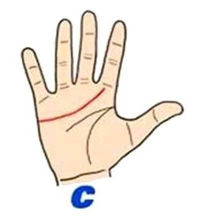 C: Если Ваша линия начинается с указательного пальца