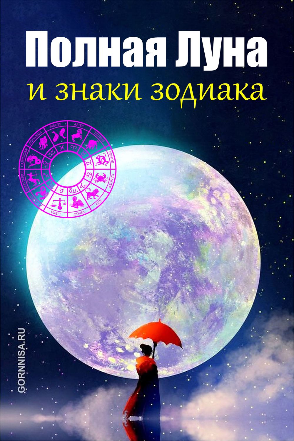 Полная Луна и знаки зодиака