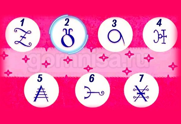 Тест - Выберите символ и узнайте урок текущего периода для Вас https://gornnisa.ru/ Символ 2