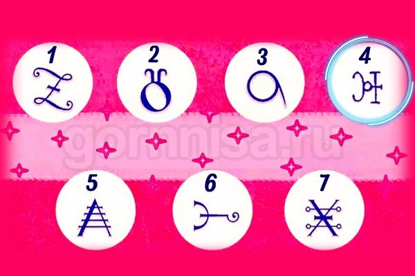 Тест - Выберите символ и узнайте урок текущего периода для Вас https://gornnisa.ru/ Символ 4