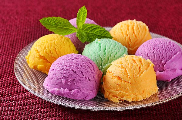 6 Разноцветное мороженное
