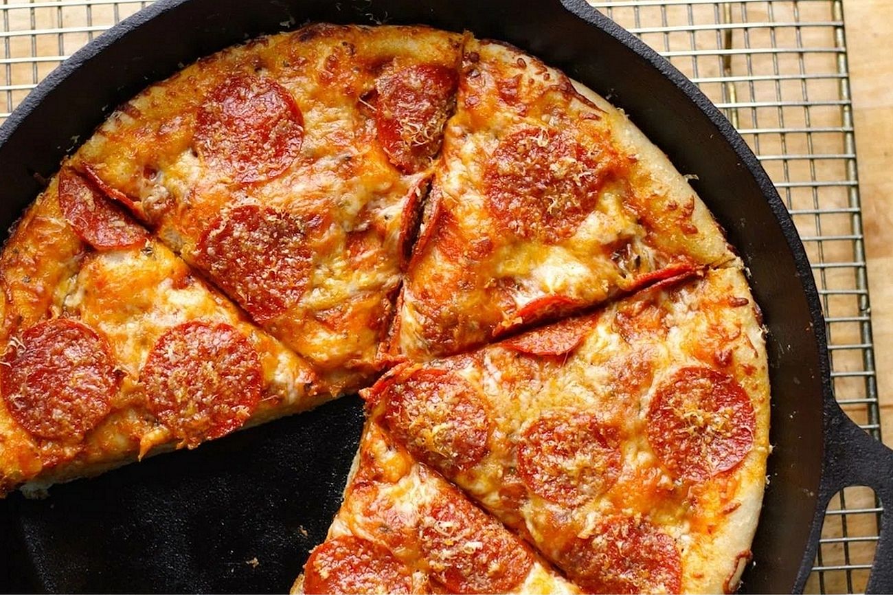 что приготовить быстро и вкусно пицца 5 минут фото 105