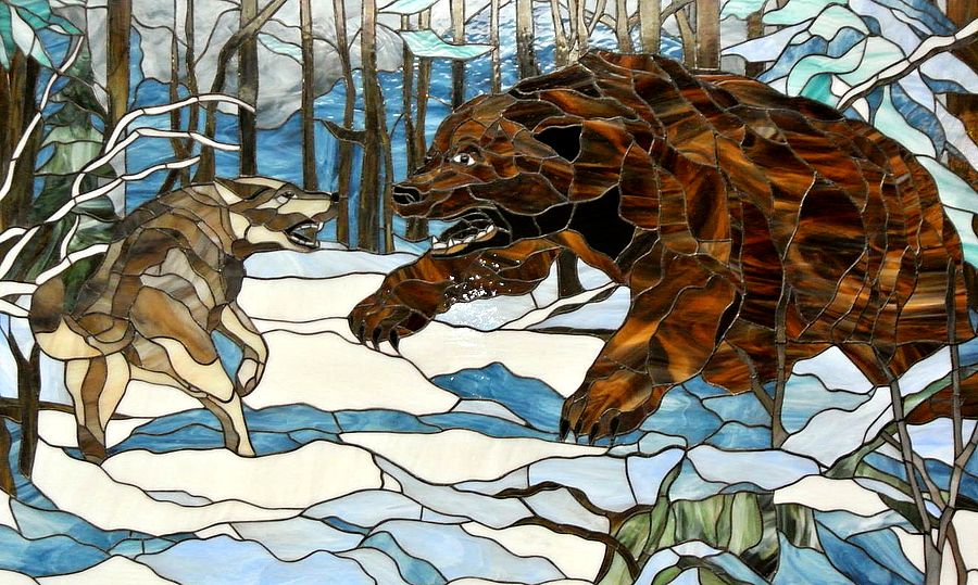 3 - Медведь и волк