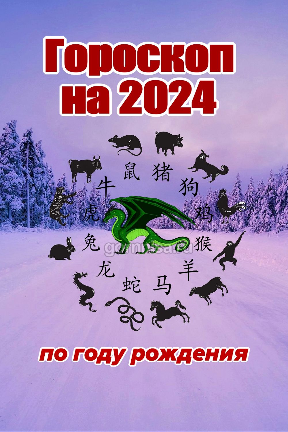 Гороскоп на 2024 по году рождения 